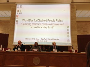 Giornata Mondiale per i diritti della Persona Disabile